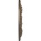 Ekena Millwork Rose Ceiling Medallion (Fits Canopies up to 13 1/2"), Hand-Painted Warm Silver, 33 7/8"OD x 2 3/8"P CM33ROWSS - alternate 2